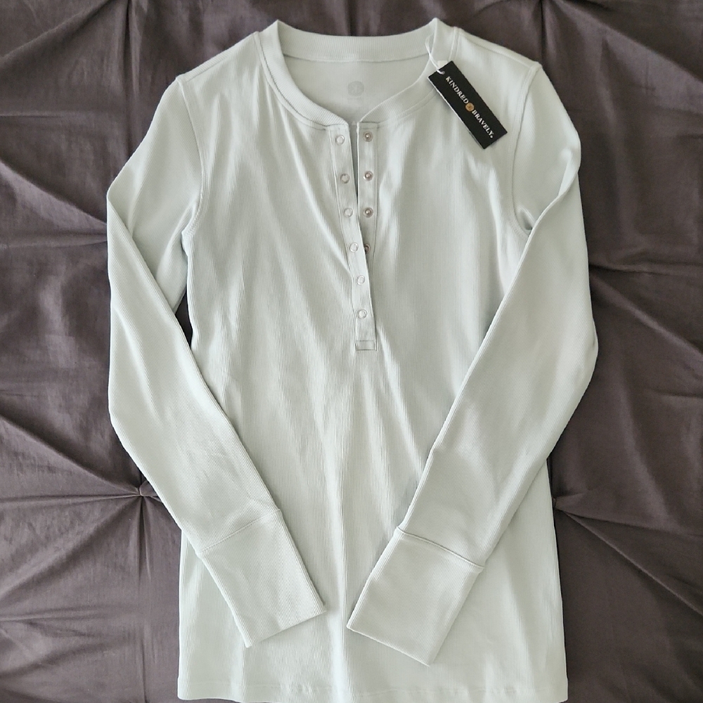 Kindred Bravely Long Sleeve Maternity & Nursing Henley